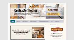 Desktop Screenshot of contractorhotline.net