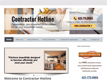 Tablet Screenshot of contractorhotline.net